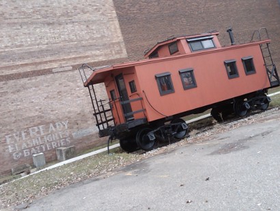 Caboose and Ghost Sign